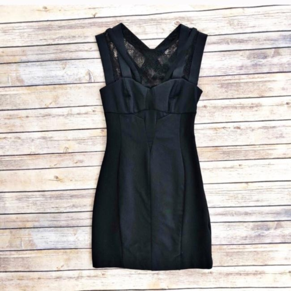 AllSaints Black Tilia Night Out Dress